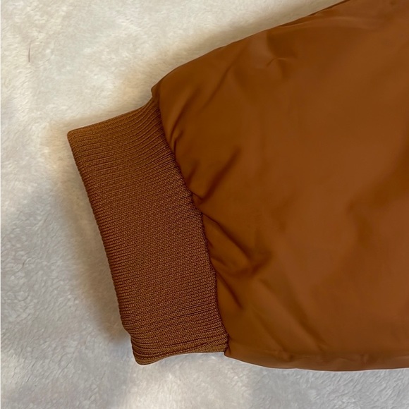 Urban Outfitters UO Izzy Hooded Ultra-cozy Puffer Jacket Color Beige - Picture 9 of 15